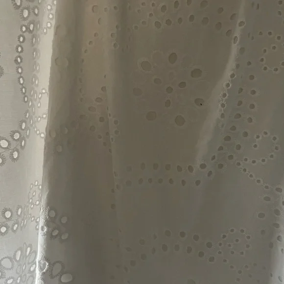 Title: White Eyelet Shirt - Sanctuary XL (New Without Tags) - Picture 3 of 3